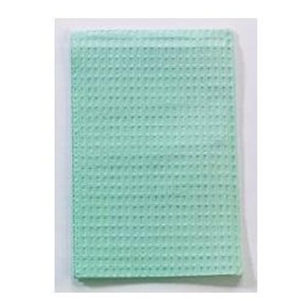 Bib Towel Ultimate 13 in x 18 in Green 3 Ply Tissue / Poly 500/Ca